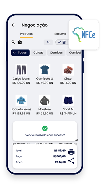 PDVmov - Emissão de NFC-e pelo celular